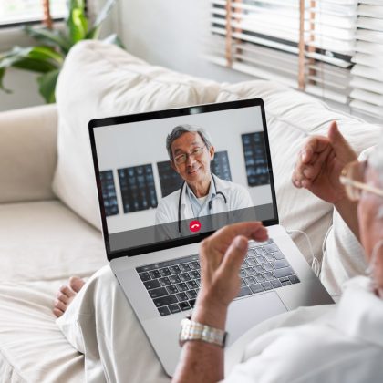 Doctor telemedicine telehealth concept