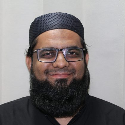 Dr Sufyan Saad smiles at the camera